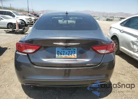 2016 Chrysler 200 S из США, поврежденный, VIN 1C3CCCBB3GN100373